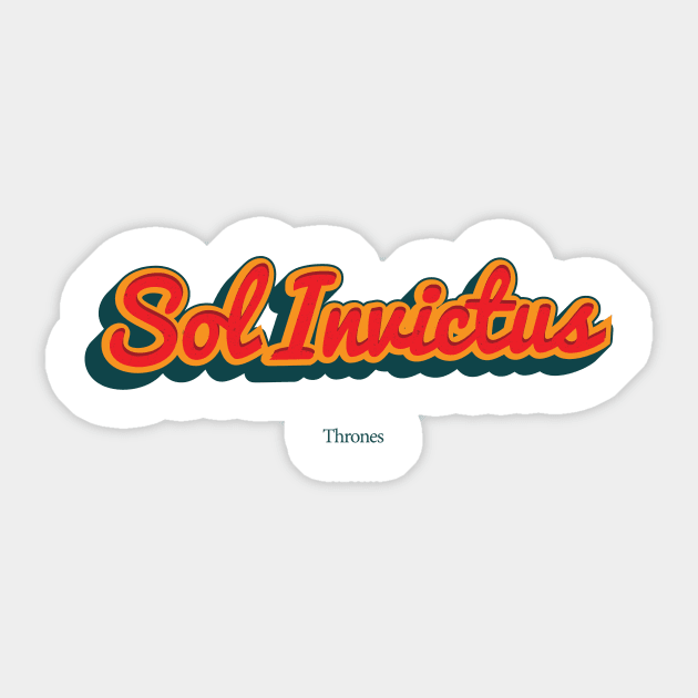 Sol Invictus Sticker by PowelCastStudio